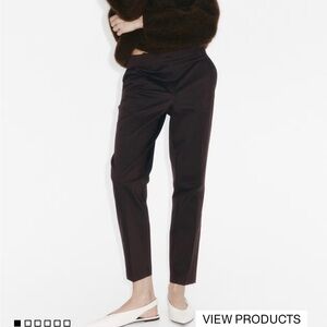 H&M Dark Brown Ankle Pants